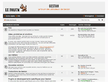 Tablet Screenshot of forum.gestan.fr